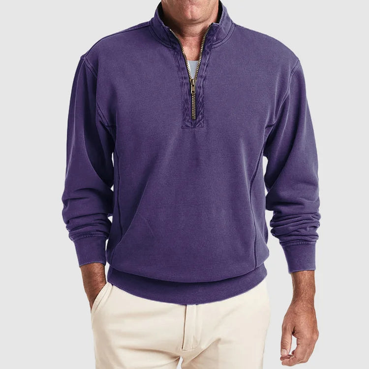 Maritim Stil: Quarter-Zip Polo til Den Moderne Mand
