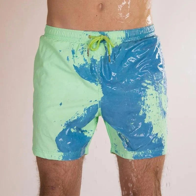 Farveskiftende Badshorts til Mænd - Oplev Stil i Vandet
