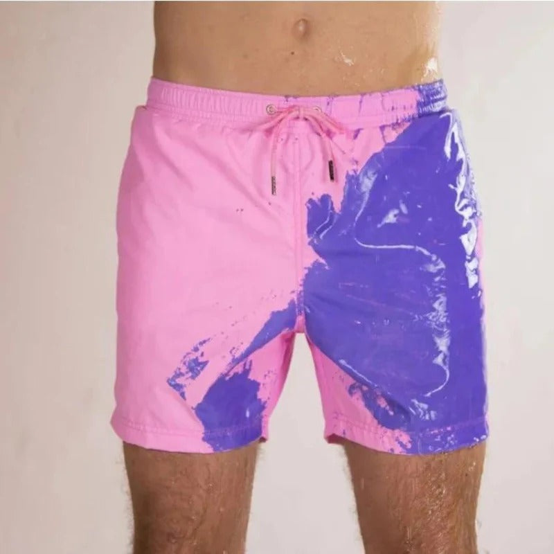 Farveskiftende Badshorts til Mænd - Oplev Stil i Vandet