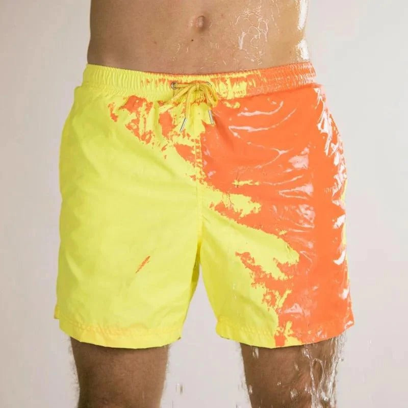 Farveskiftende Badshorts til Mænd - Oplev Stil i Vandet