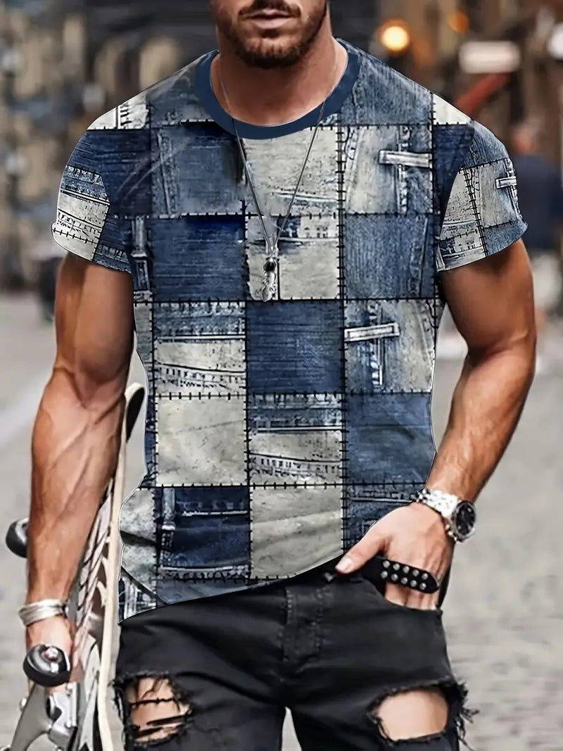 Vintage Vibe T-Shirt - Unik Stil til Dit Outfits