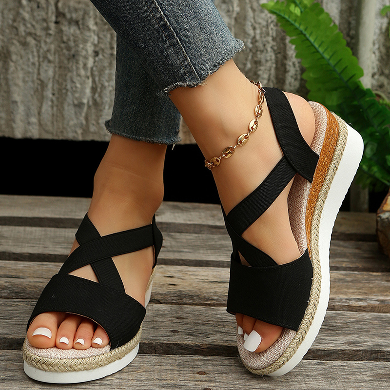 Forvandl din stil med disse trendy wedge sandaler