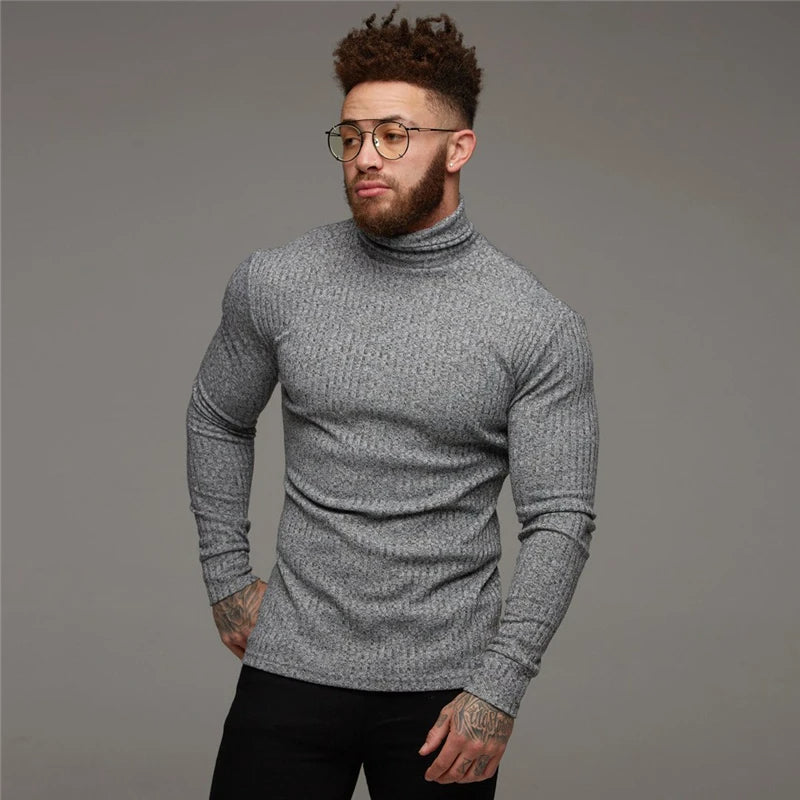 Stilfuld Rullekrave Sweater til Mænd - Vega