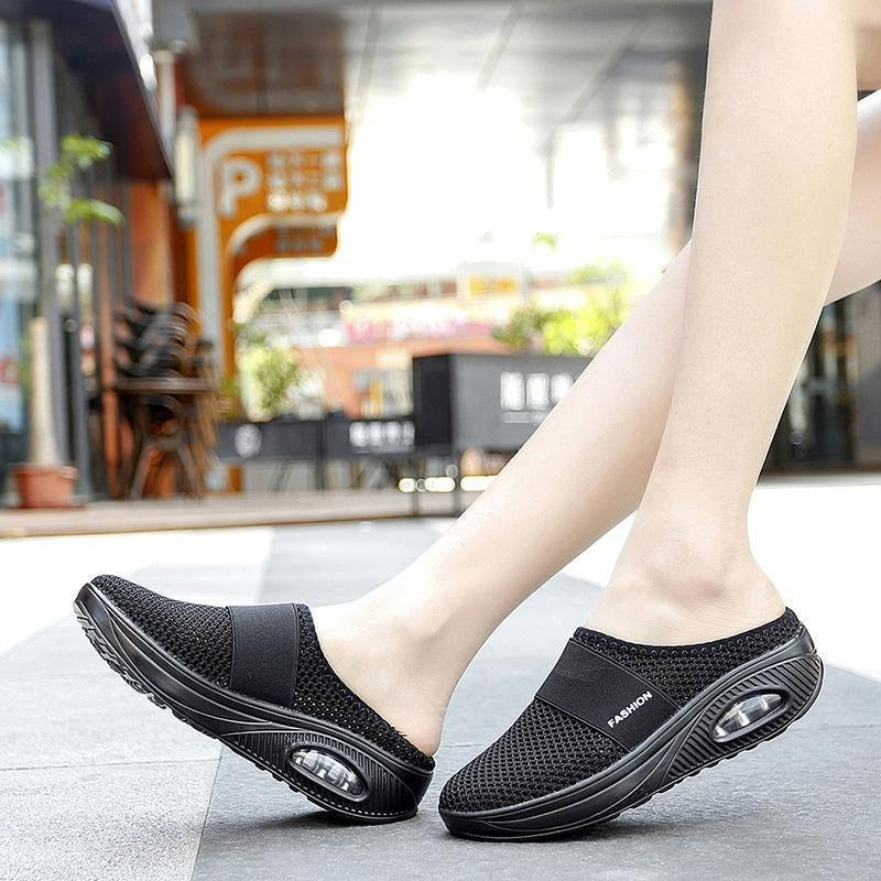 Elegant Slip-on Sko til Kvinder med Luftstødabsorbering