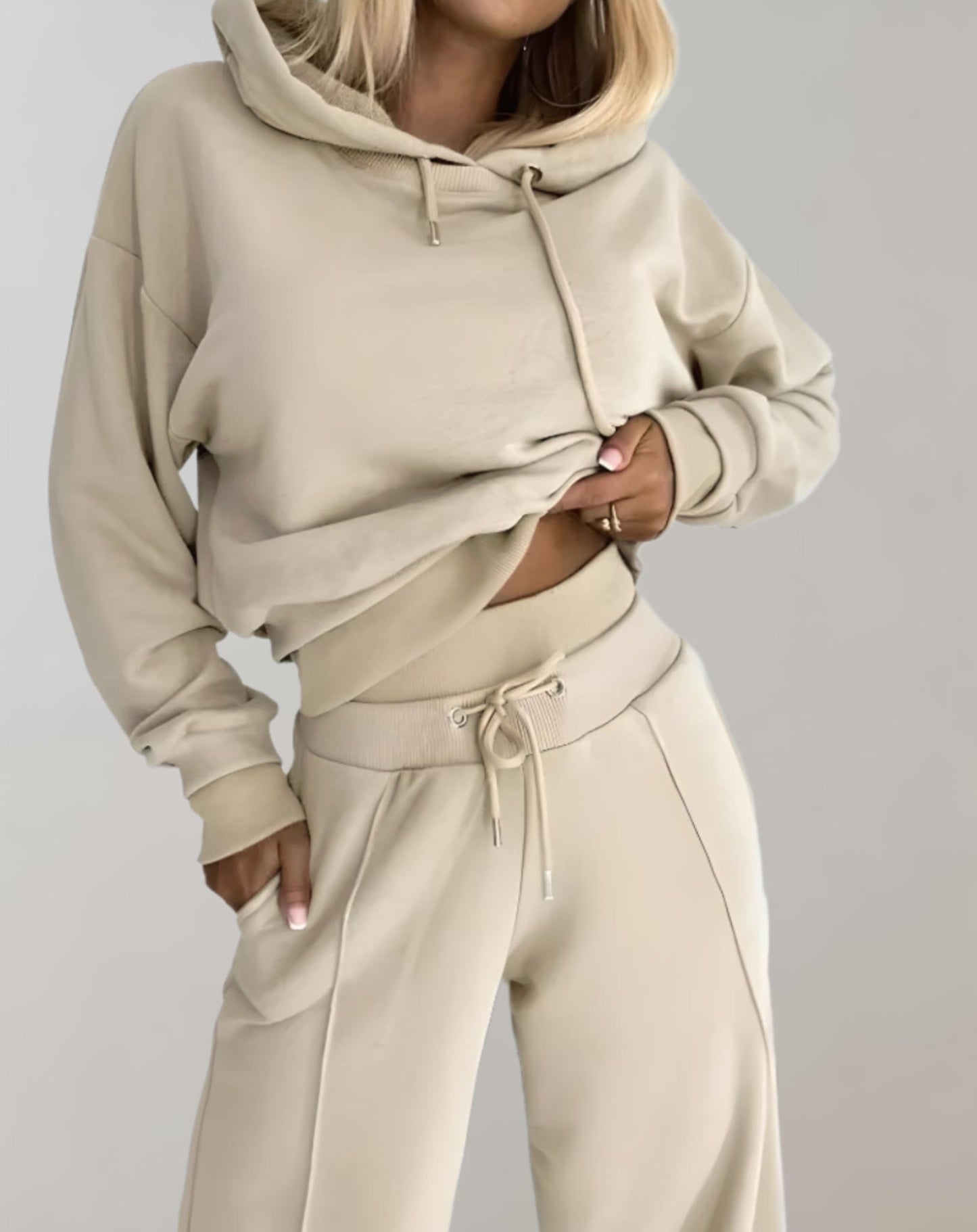Luna | Trendigt Hoodie- och Träningsset för Dam