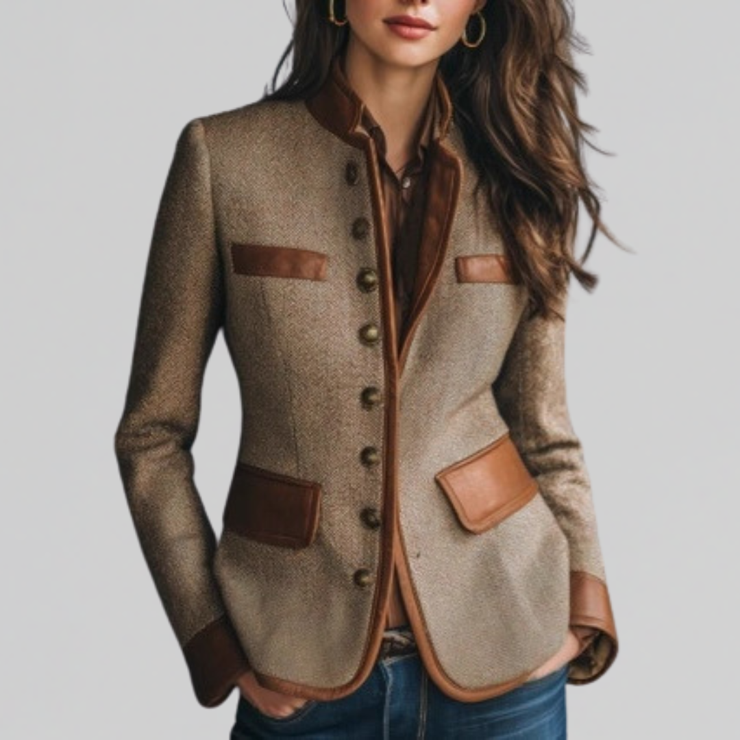 Elegant Tweedjacka för Dam