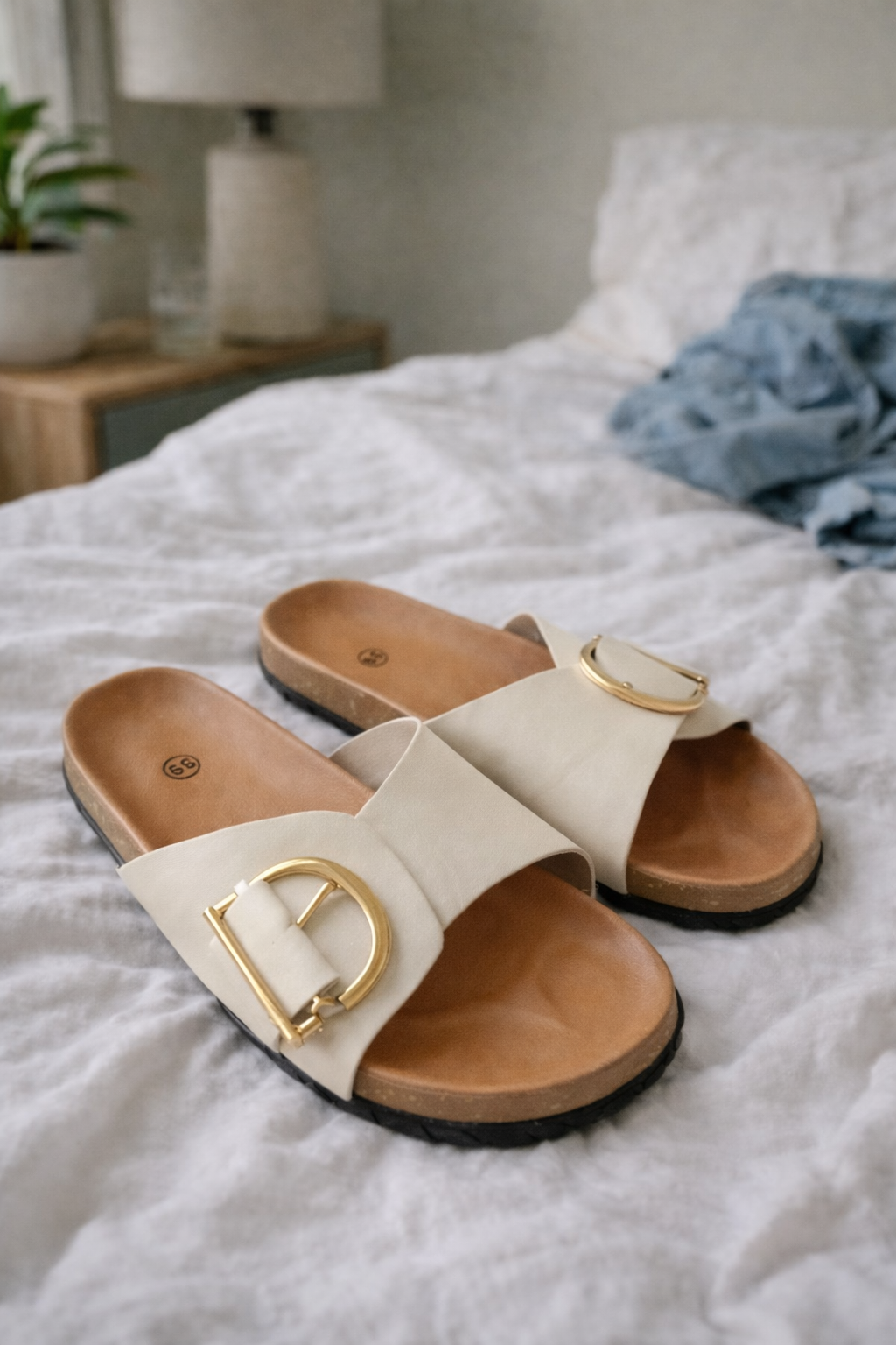 Livia | Eleganta och Bekväma Slip-On Sandaler med Detaljer