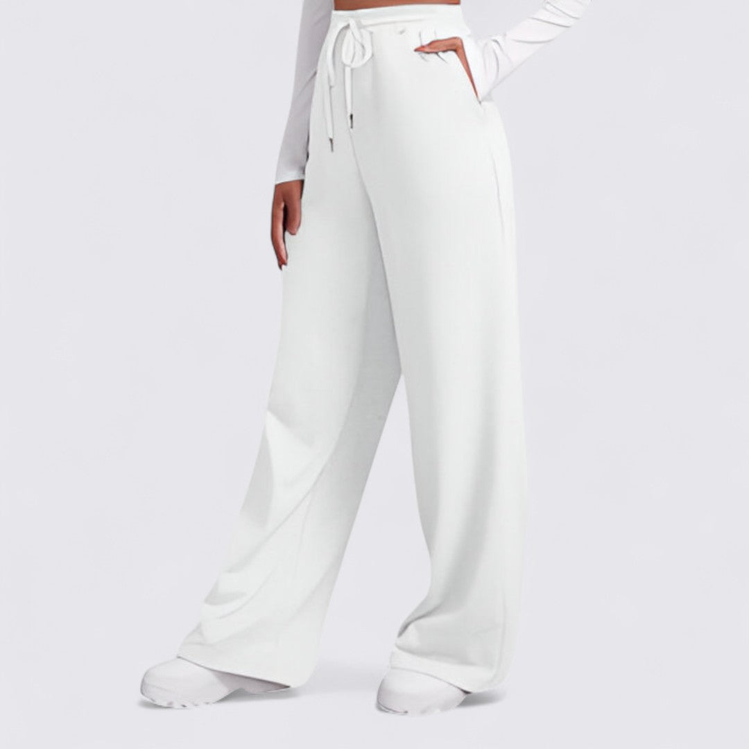 Damebukser med snøre - Fritid bukser - Joggingbukser