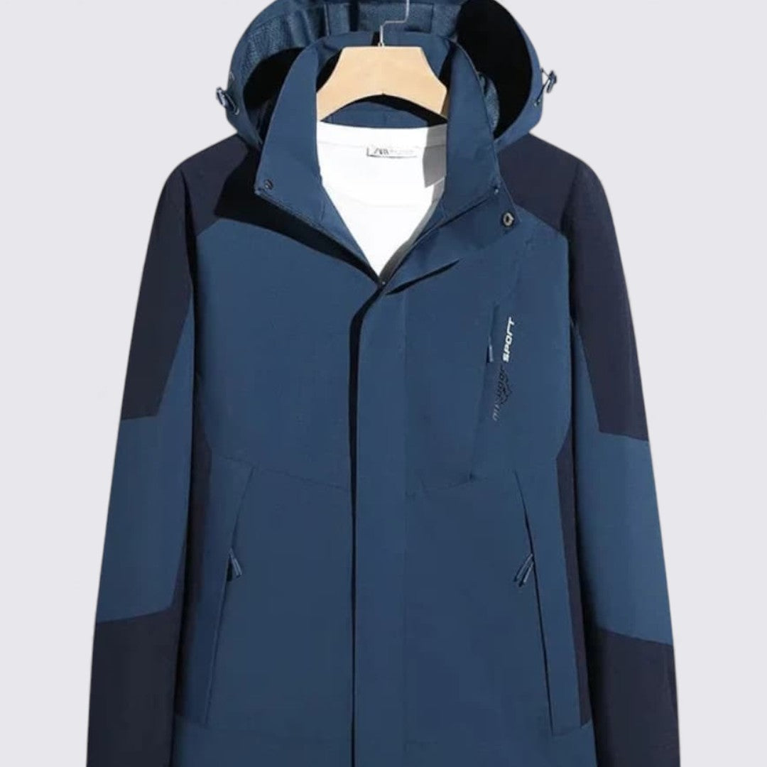 Damejakke med hætte – Lynlås jakke – Moderne outdoor-snit