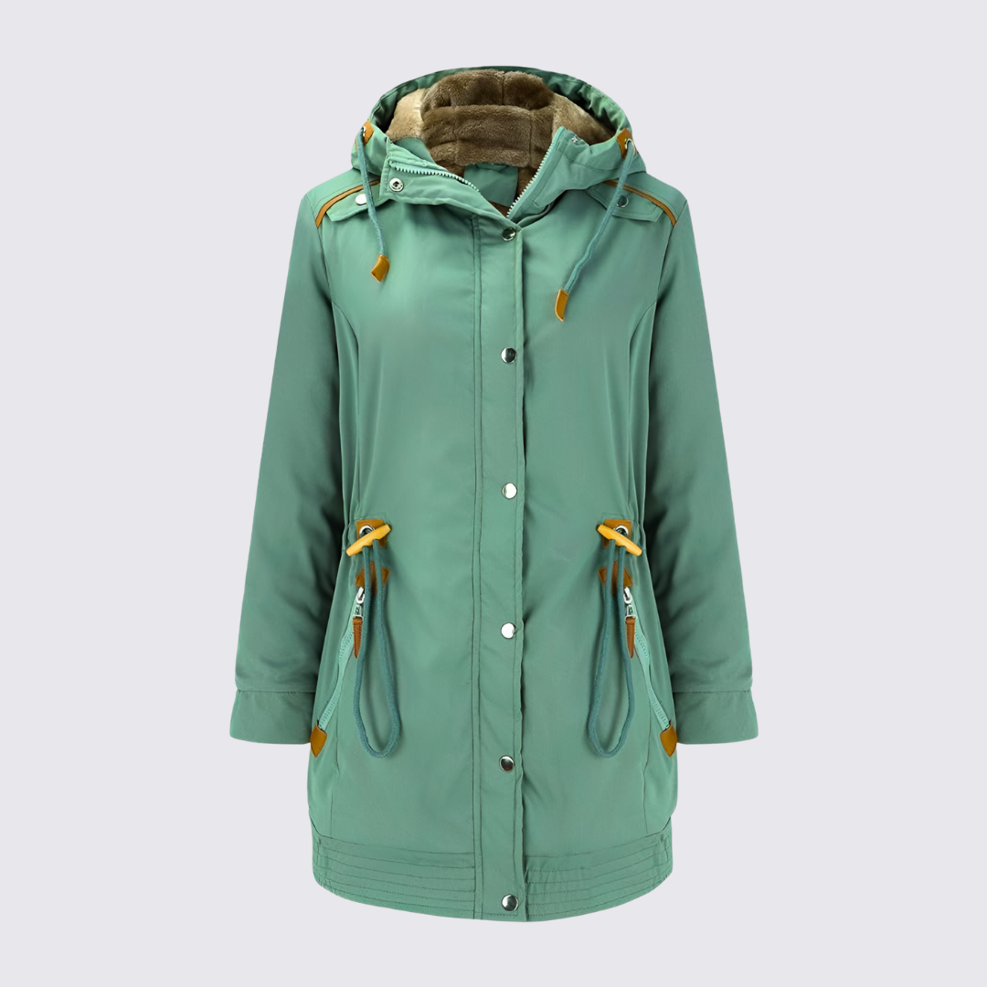 Damejakke med hætte - Vinterjakke dame - Jakke