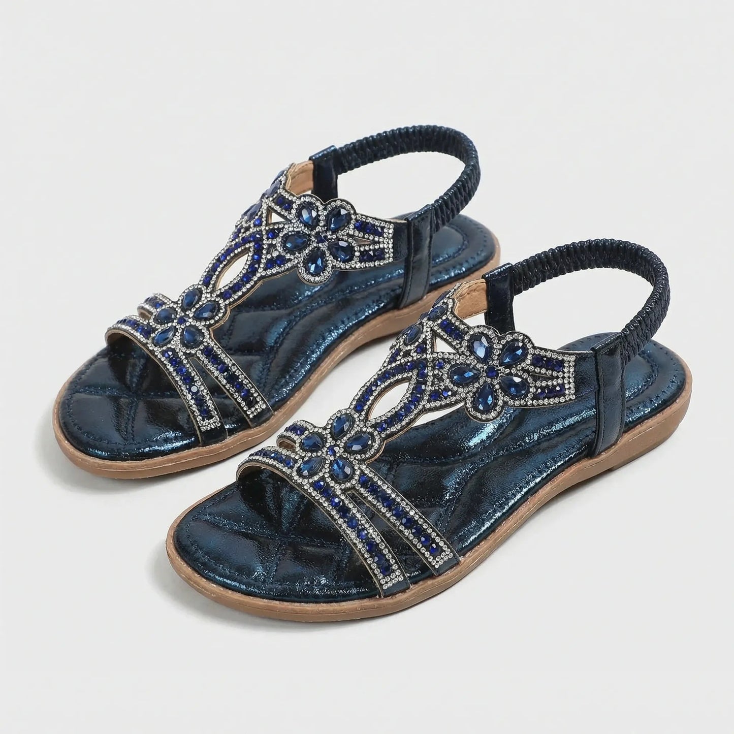 Glittrande Sandaler | Stil och Komfort i Varje Steg