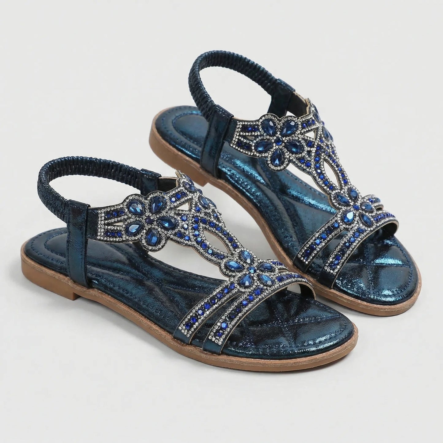 Glittrande Sandaler | Stil och Komfort i Varje Steg