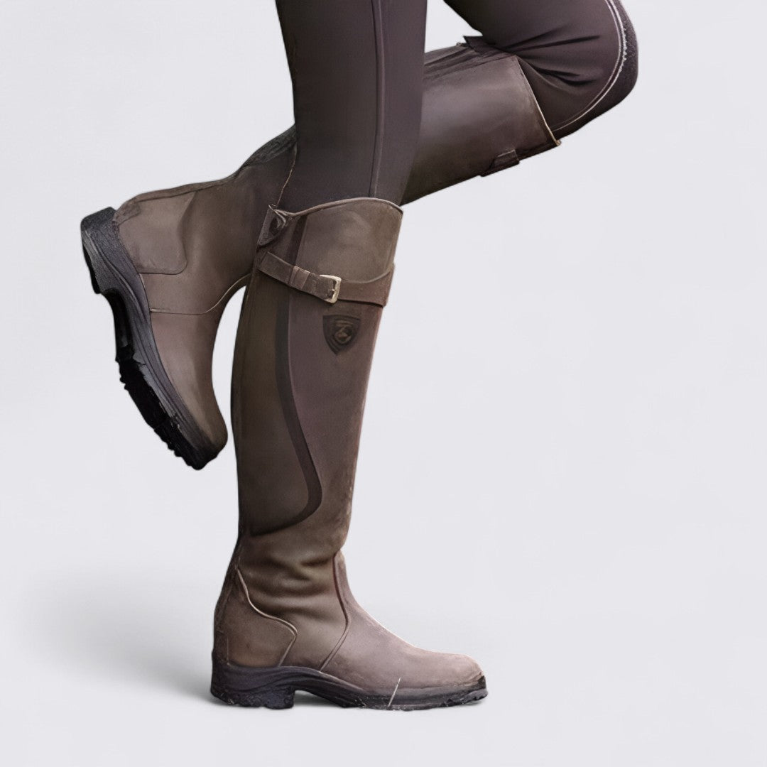Dame støvler med spænde - Ridestøvler dame - Støvler
