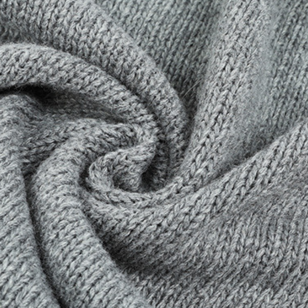 Dame strikjakke med hætte - hættestrikjakke - strikjakke