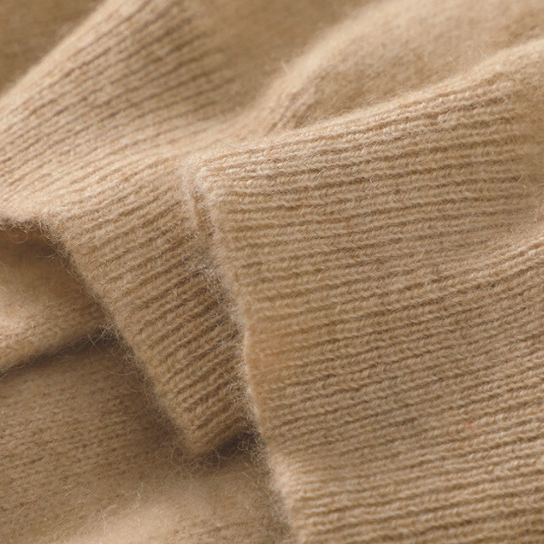 Dame strikjakke med knaplukning – Oversize strikjakke – Løst snit