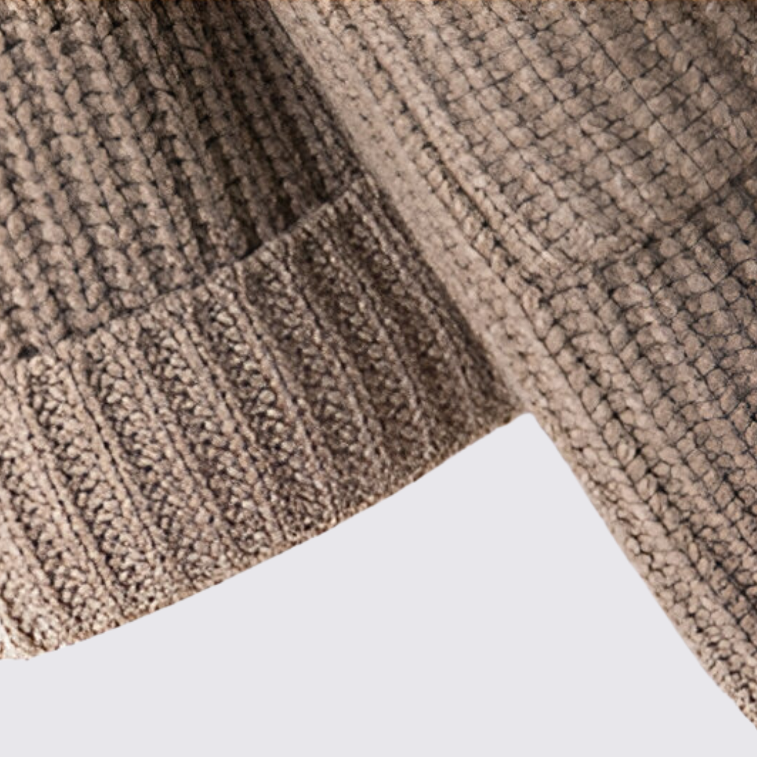 Dame strikjakke med oversized skæring - Lang strikjakke - Med lommer