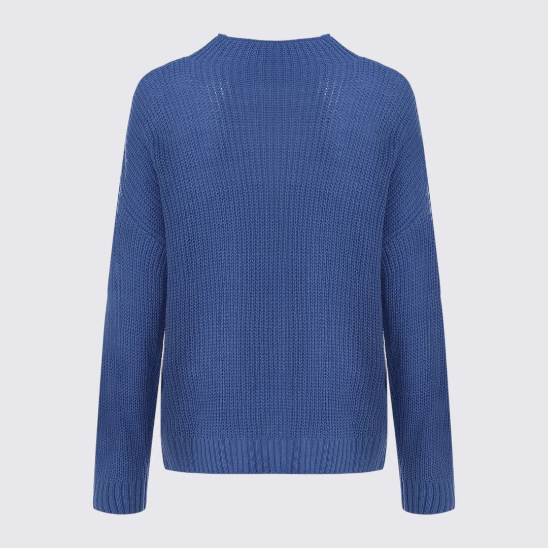 Dame Strikpullover med høj krave - Vinter Pullover - Fletmønster