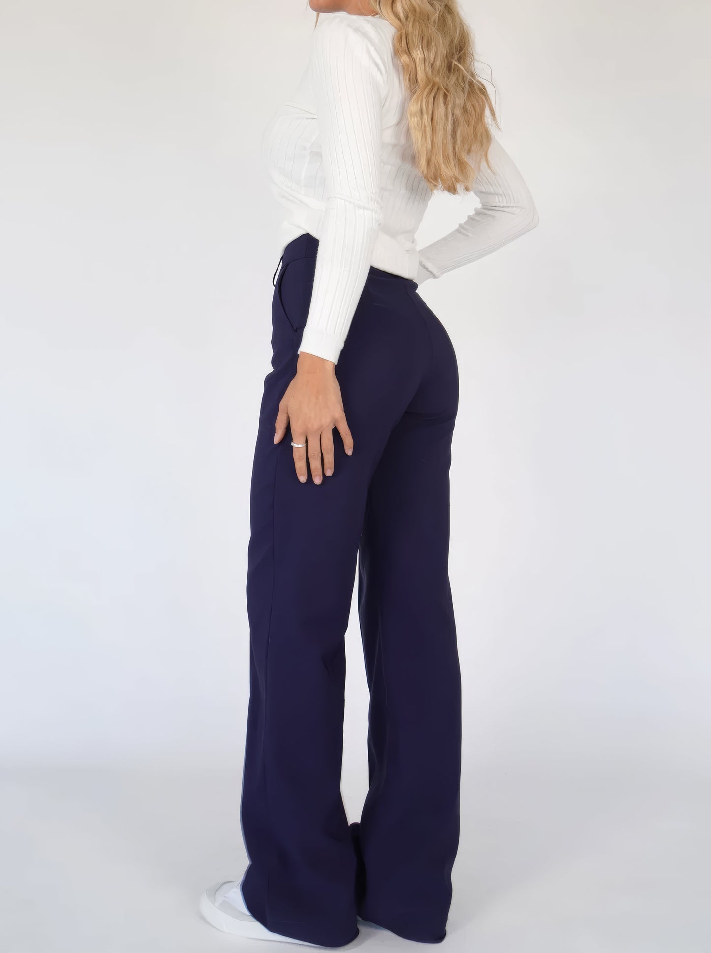 Elegant Byxa | Hög Midja & Raka Ben