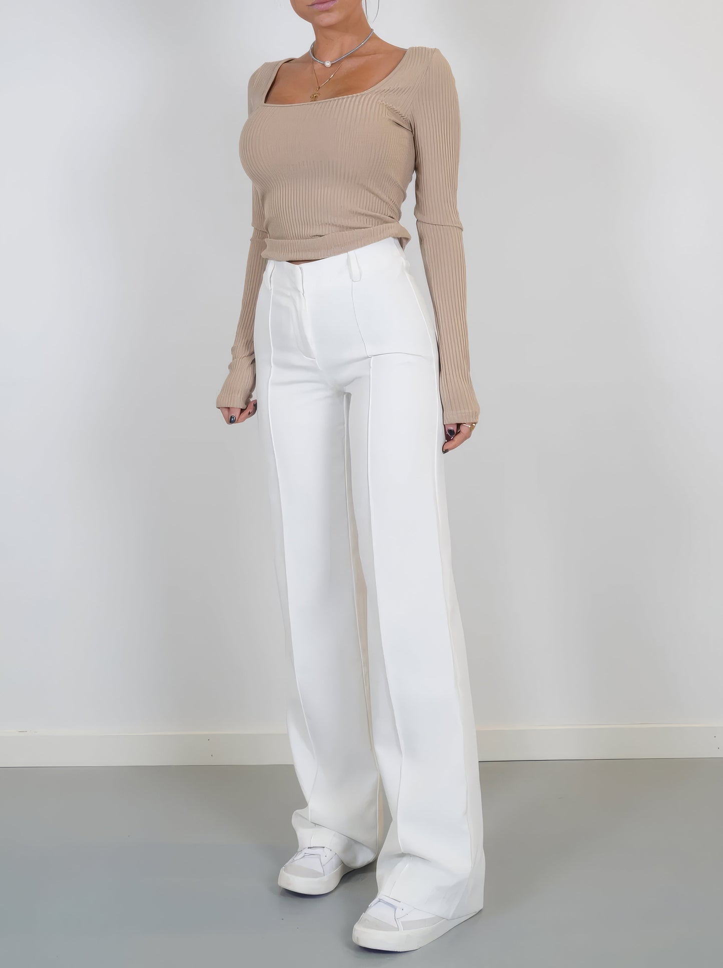 Elegant Byxa | Hög Midja & Raka Ben