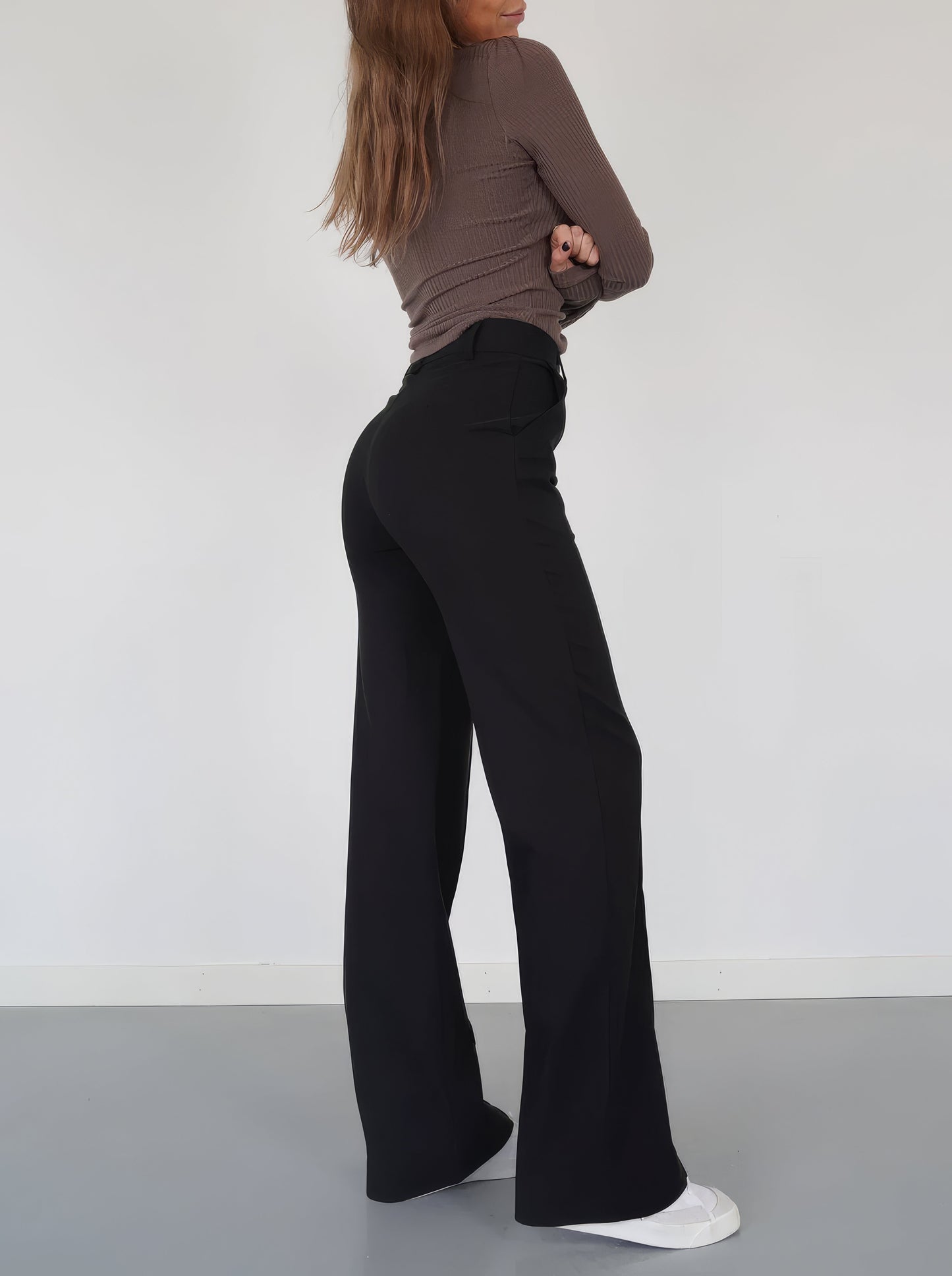 Elegant Byxa | Hög Midja & Raka Ben