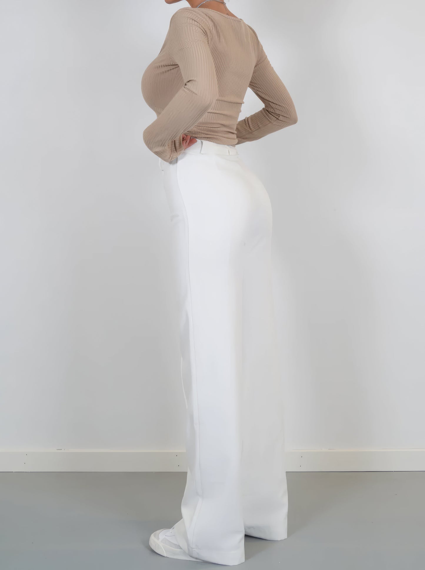 Elegant Byxa | Hög Midja & Raka Ben