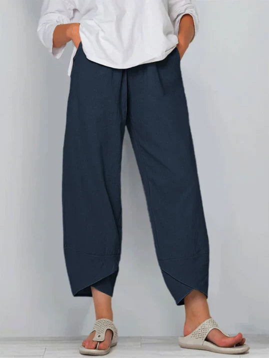 Sofistikerad Culotte med Asymmetrisk Design och Justerbar Midja