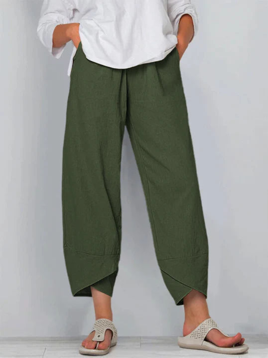 Sofistikerad Culotte med Asymmetrisk Design och Justerbar Midja