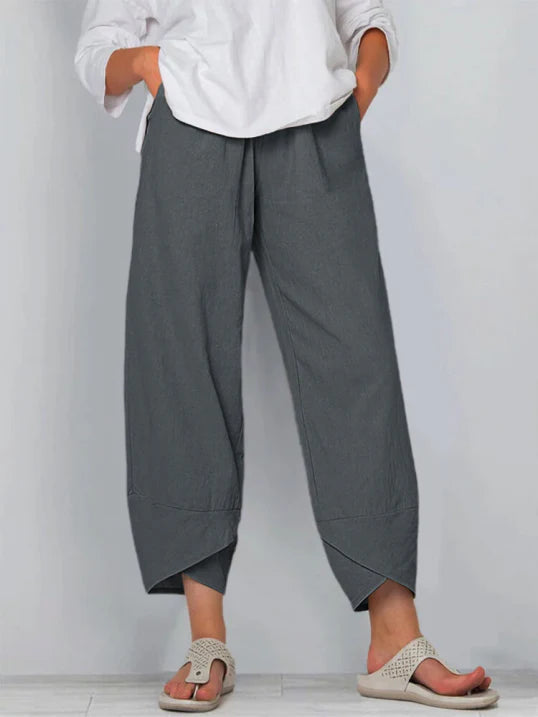 Sofistikerad Culotte med Asymmetrisk Design och Justerbar Midja