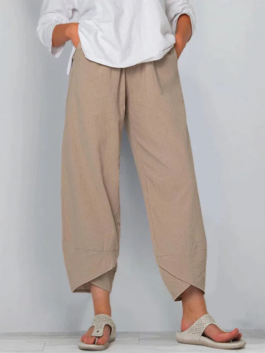 Sofistikerad Culotte med Asymmetrisk Design och Justerbar Midja