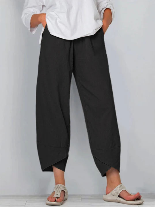 Sofistikerad Culotte med Asymmetrisk Design och Justerbar Midja