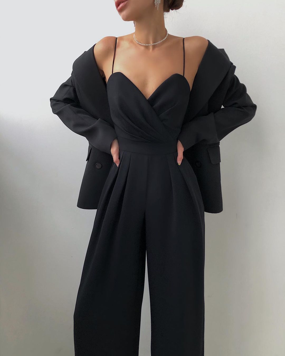 Luna | Eleganta och komfortabla byxdress med vida ben