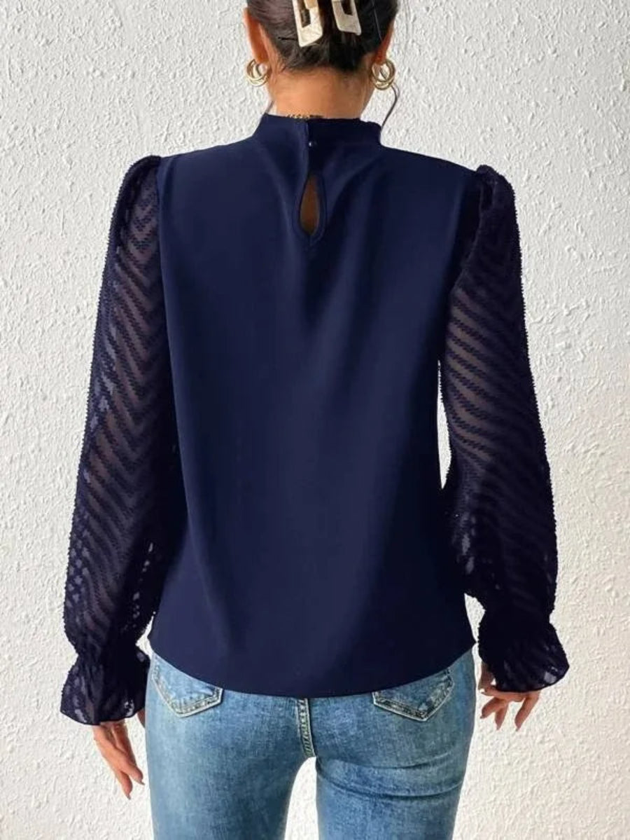 Luna - Elegant Langærmet Top til Kvinder