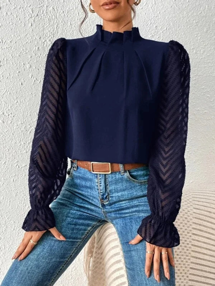 Luna - Elegant Langærmet Top til Kvinder