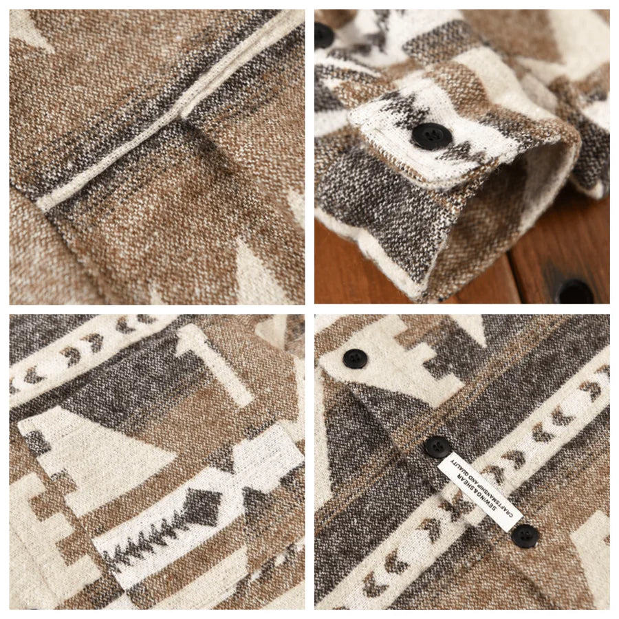 Elysia – Vinter Flannel Skjorte