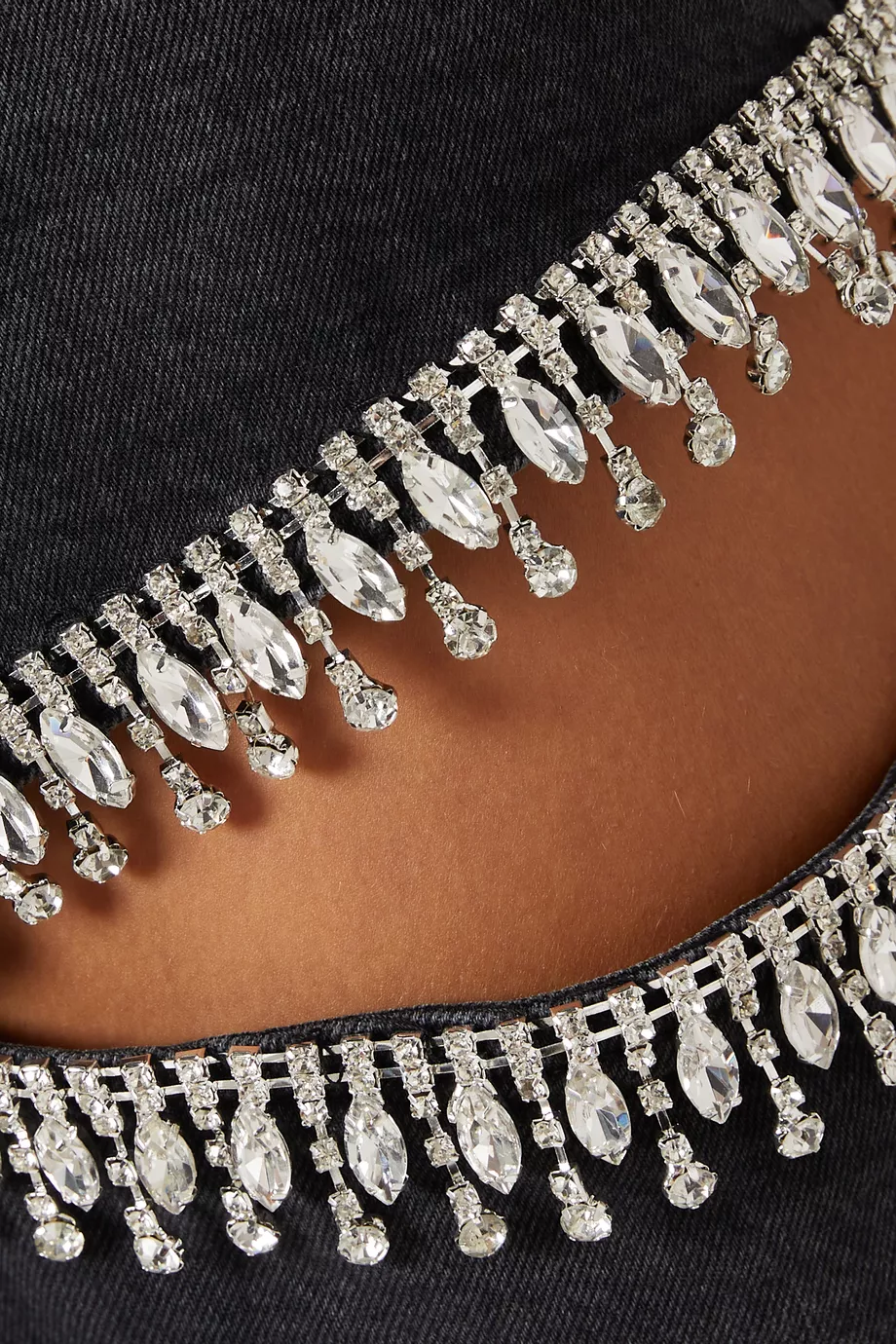 Sophie – Glamourøse Jeans med Krystaludskæringer