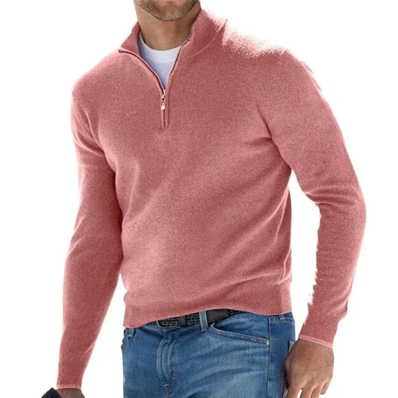 STILMESTER - Herre Sweater med Lynlås