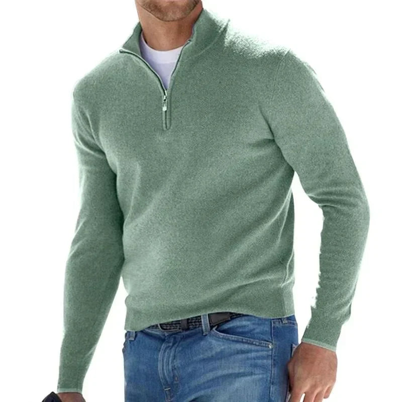STILMESTER - Herre Sweater med Lynlås