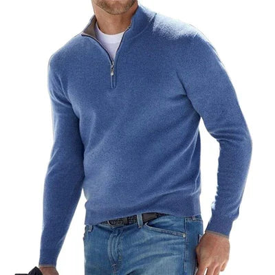 STILMESTER - Herre Sweater med Lynlås