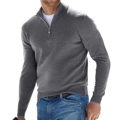 STILMESTER - Herre Sweater med Lynlås