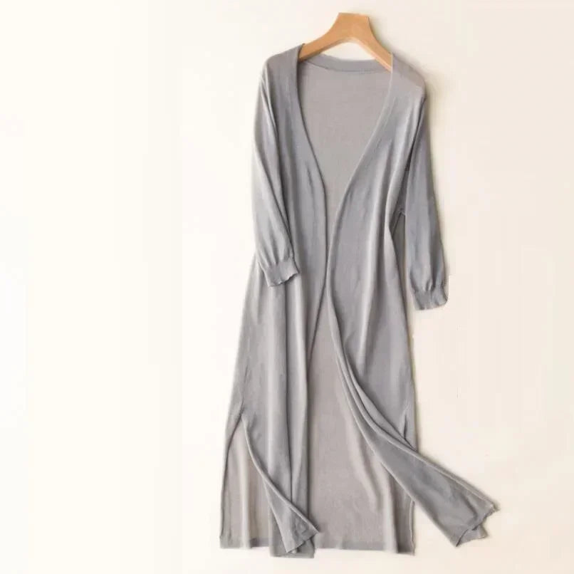 Luna| Eleganta och lätta långa koftan