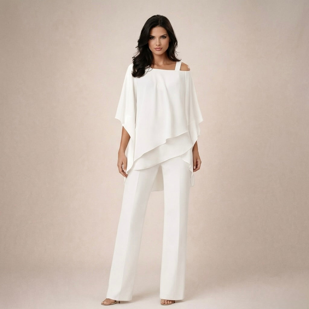 Luna | Chic och Avslappnat Off-Shoulder Sommarset