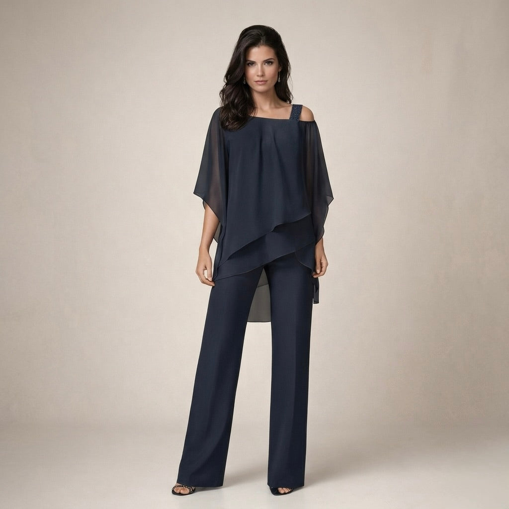 Luna | Chic och Avslappnat Off-Shoulder Sommarset
