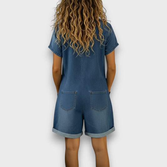 Elysia | Elegant Jumpsuit med Denim-inspiration för en Snygg Look