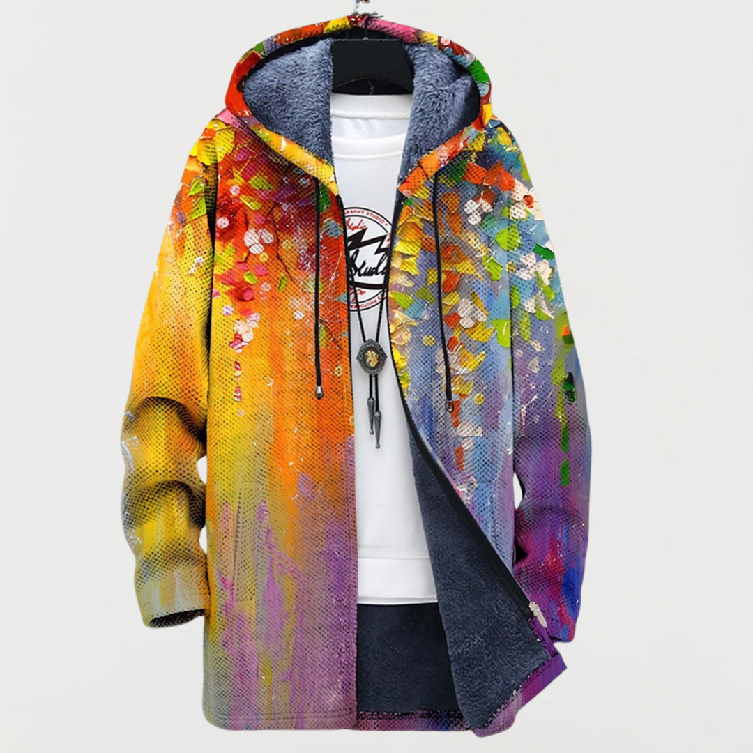 Kreativ hoodie med unik estetik