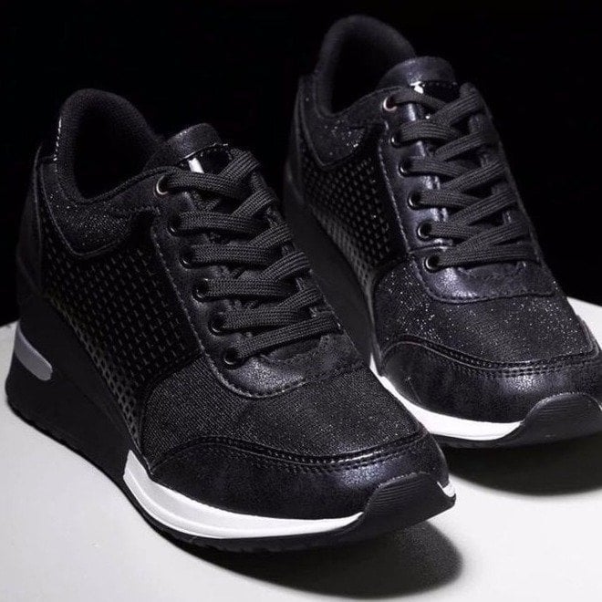 Stilfulde Wedge Sneakers med Platform til Kvinder - NovaElevate