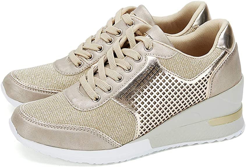 Stilfulde Wedge Sneakers med Platform til Kvinder - NovaElevate