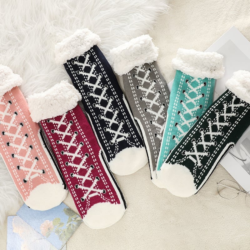 LuxeKnit – Ekstra Tykk Cashmere Hjemmesokker