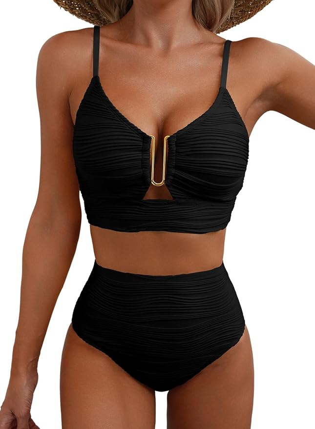 Elysia | Chic och bekvämt bikini-set med hög midja
