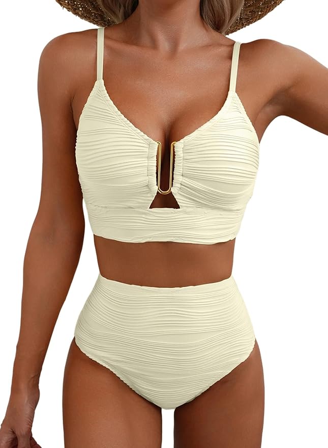 Elysia | Chic och bekvämt bikini-set med hög midja