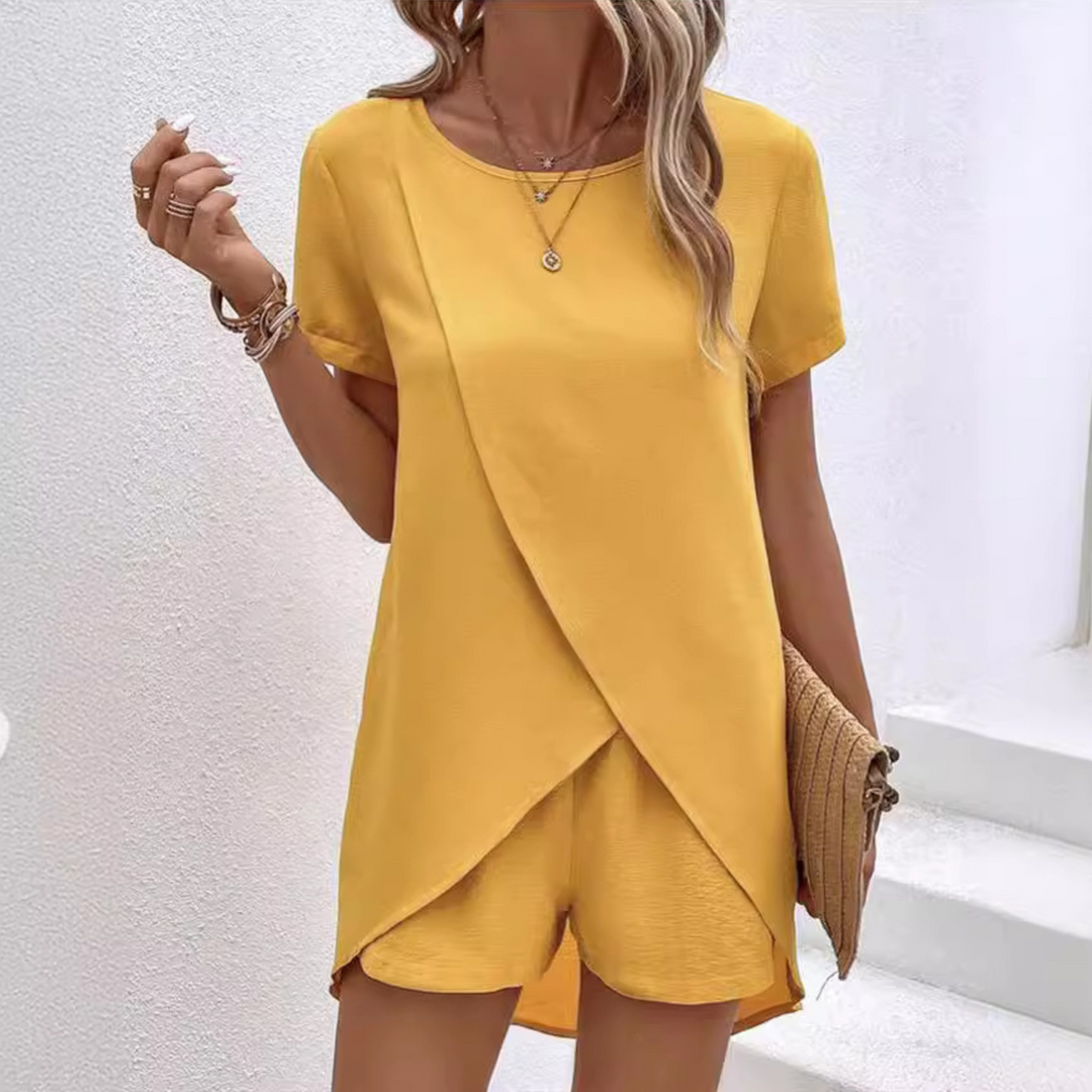 Sofia | Chic och Avslappnat Sommarloungewear-set